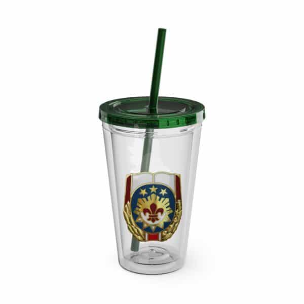 Obi the Coyote Sunsplash Tumbler with Straw, 16oz - 11 Colors - Image 67