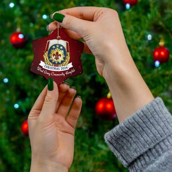 WACH Christmas 2024 Ceramic Ornament, 3 Shapes - Image 9