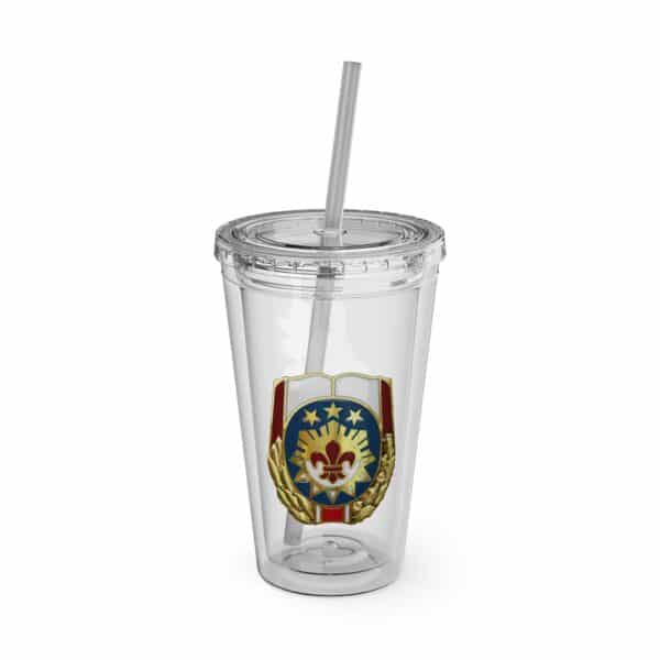 Obi the Coyote Sunsplash Tumbler with Straw, 16oz - 11 Colors - Image 55