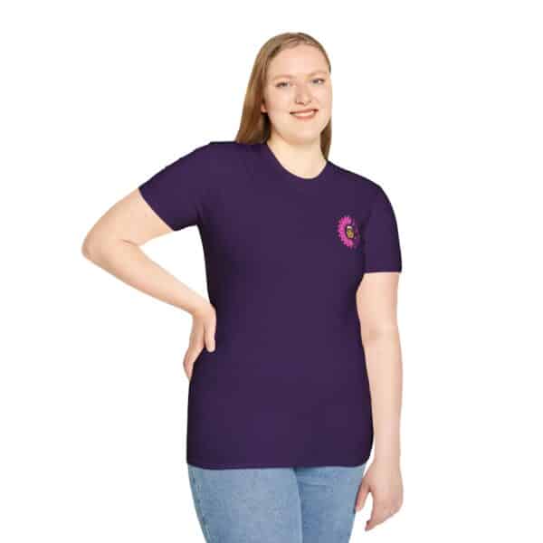 WACH Give Cancer the Boot Unisex Softstyle T-Shirt - Image 77