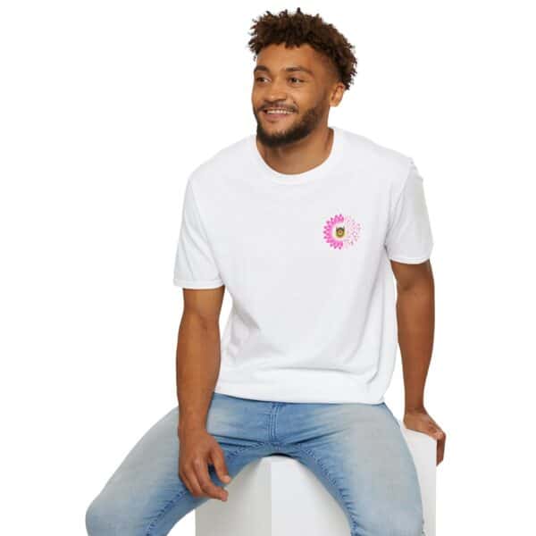 WACH Give Cancer the Boot Unisex Softstyle T-Shirt - Image 24