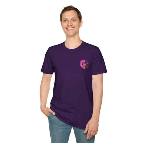 WACH Give Cancer the Boot Unisex Softstyle T-Shirt - Image 79