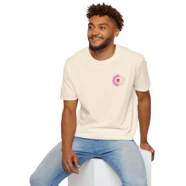 WACH Give Cancer the Boot Unisex Softstyle T-Shirt - Image 48