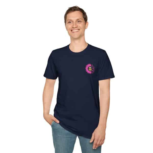 WACH Give Cancer the Boot Unisex Softstyle T-Shirt - Image 67