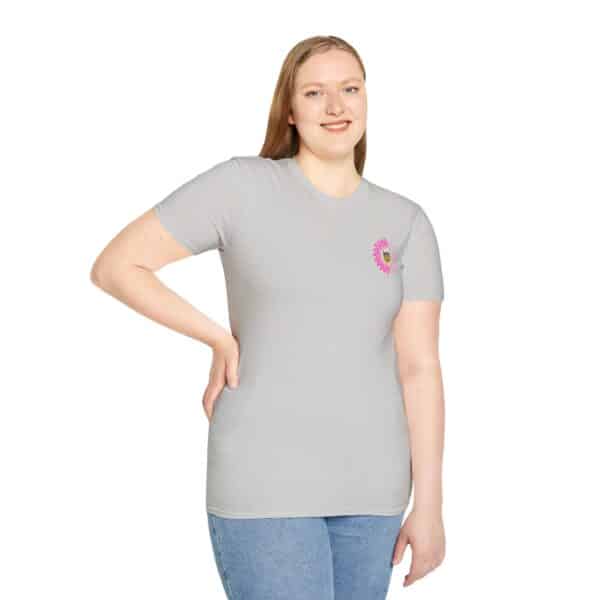 WACH Give Cancer the Boot Unisex Softstyle T-Shirt - Image 29