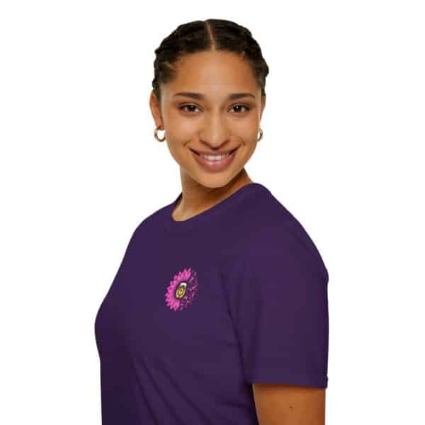 WACH Give Cancer the Boot Unisex Softstyle T-Shirt - Image 81