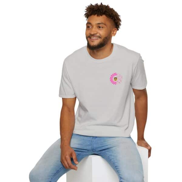 WACH Give Cancer the Boot Unisex Softstyle T-Shirt - Image 36