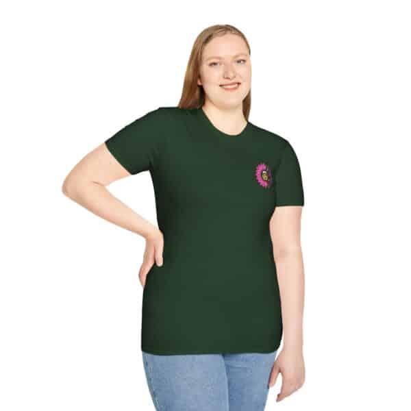 WACH Give Cancer the Boot Unisex Softstyle T-Shirt - Image 53