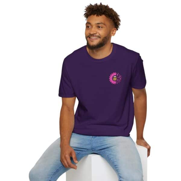 WACH Give Cancer the Boot Unisex Softstyle T-Shirt - Image 84