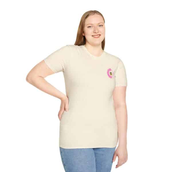 WACH Give Cancer the Boot Unisex Softstyle T-Shirt - Image 41