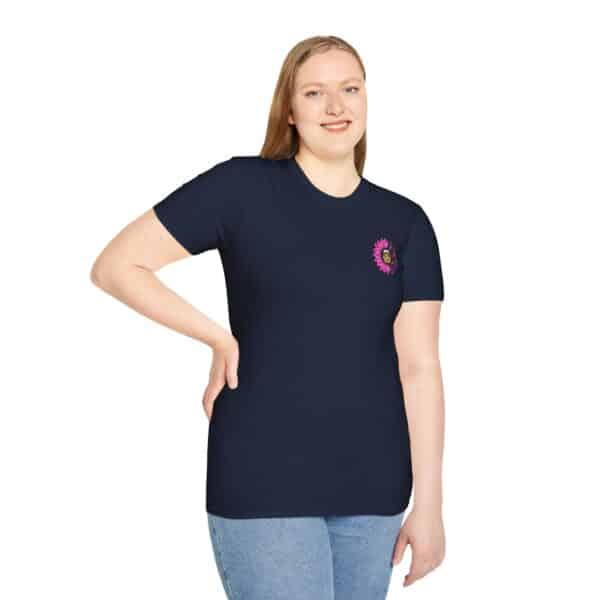 WACH Give Cancer the Boot Unisex Softstyle T-Shirt - Image 65