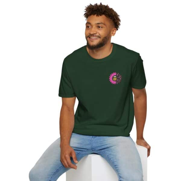 WACH Give Cancer the Boot Unisex Softstyle T-Shirt - Image 60