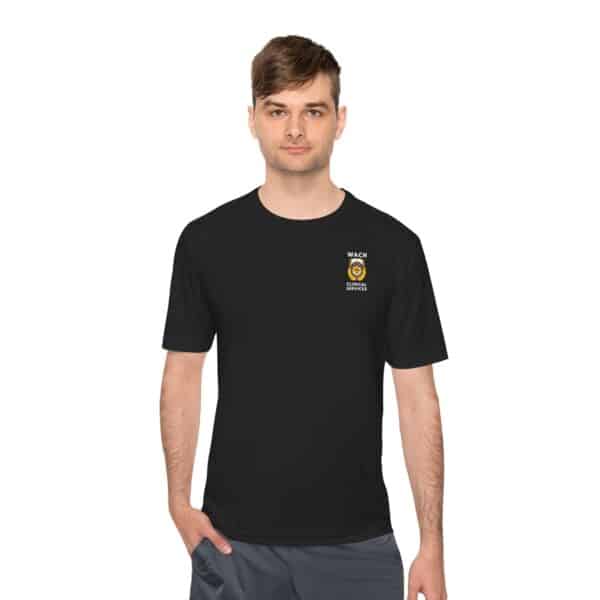 WACH Clinical Services Unisex Moisture Wicking Tee - Image 3