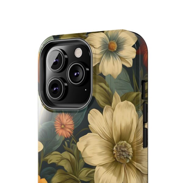 Vintage Floral Tough Phone Case - Image 51