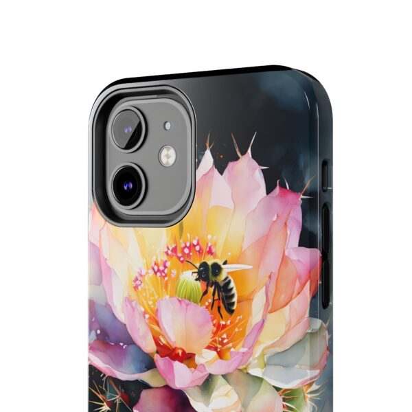 Bee in Cactus Flower Tough Phone Case - Image 25
