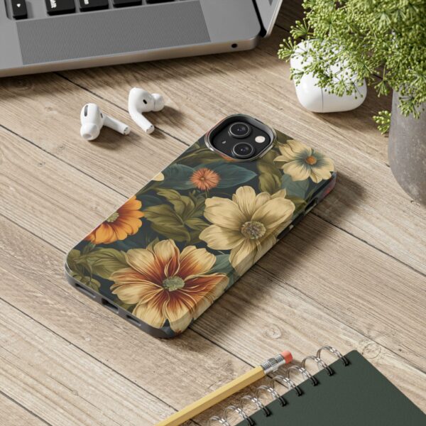Vintage Floral Tough Phone Case - Image 63