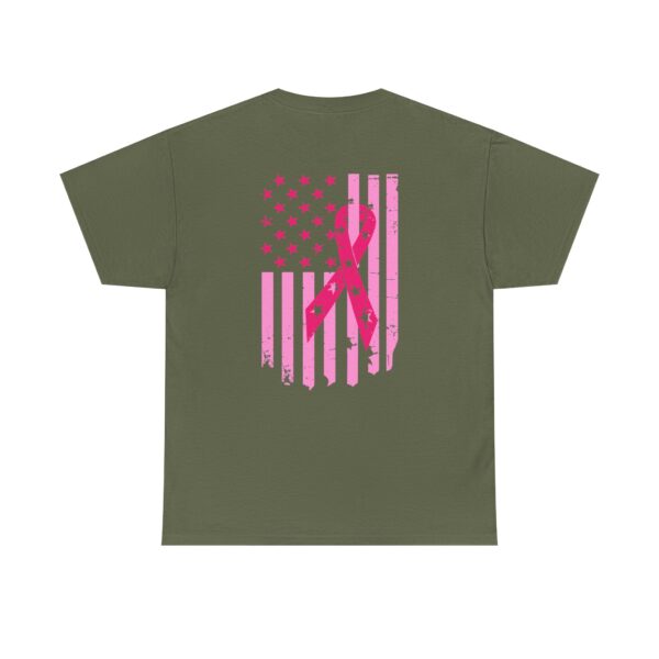 WACH Breast Cancer Awareness Flag Unisex Heavy Cotton Tee - Image 18