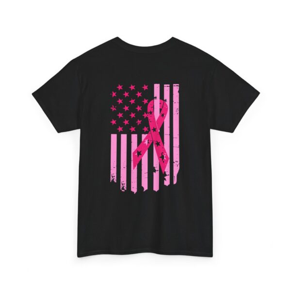 WACH Breast Cancer Awareness Flag Unisex Heavy Cotton Tee - Image 12