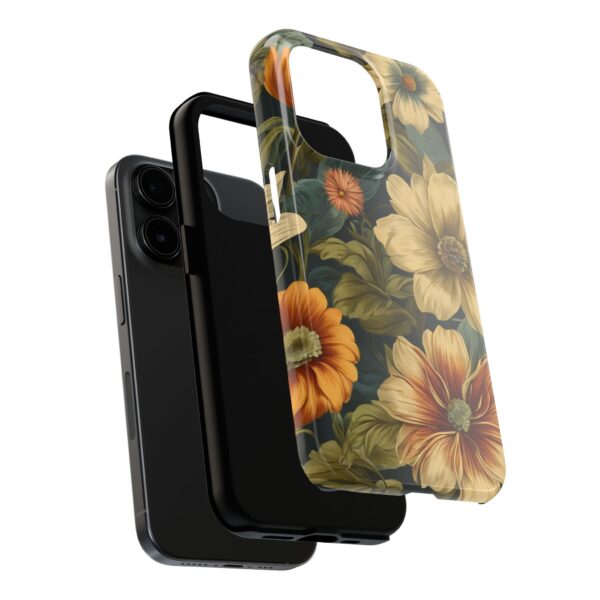 Vintage Floral Tough Phone Case - Image 71