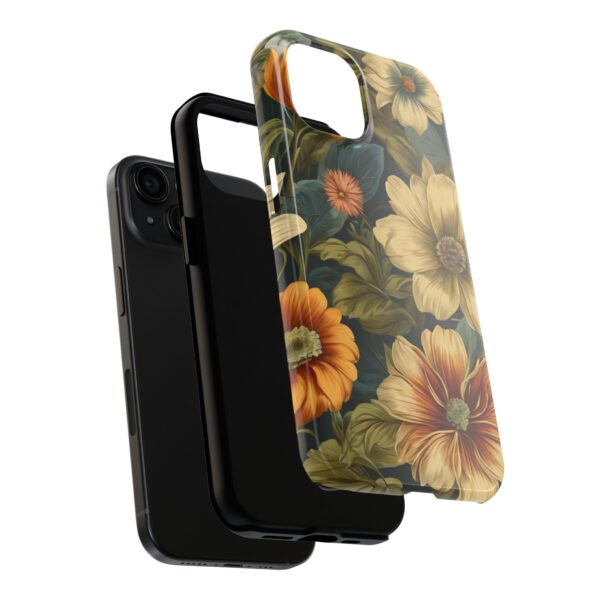 Vintage Floral Tough Phone Case - Image 67