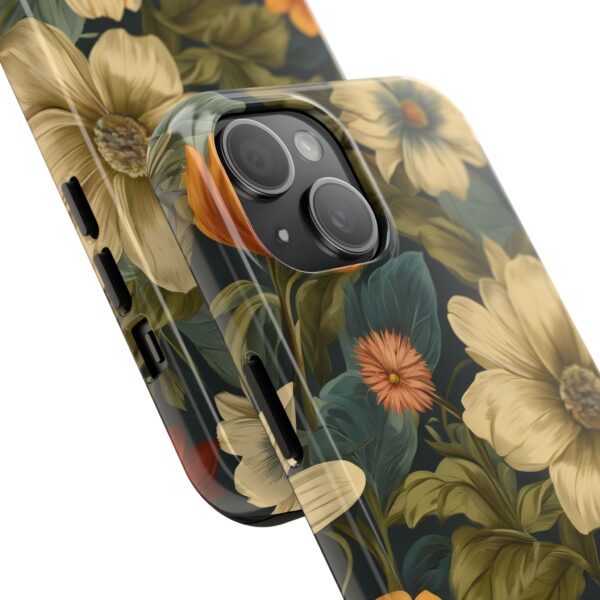 Vintage Floral Tough Phone Case - Image 65