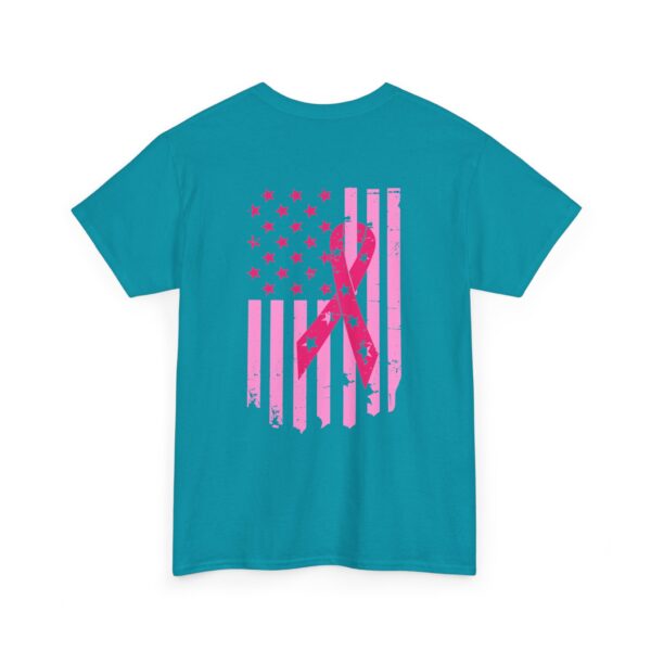 WACH Breast Cancer Awareness Flag Unisex Heavy Cotton Tee - Image 32