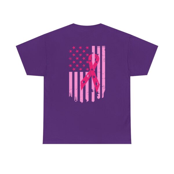 WACH Breast Cancer Awareness Flag Unisex Heavy Cotton Tee - Image 46