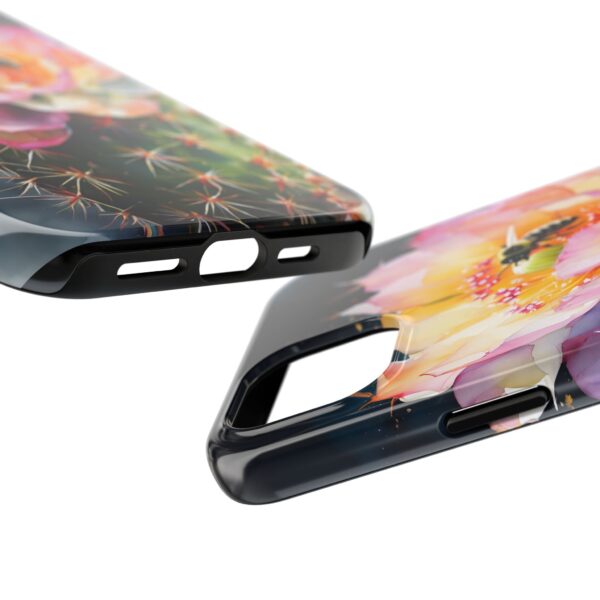 Bee in Cactus Flower Tough Phone Case - Image 72