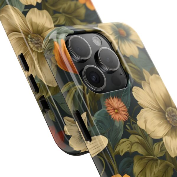 Vintage Floral Tough Phone Case - Image 69