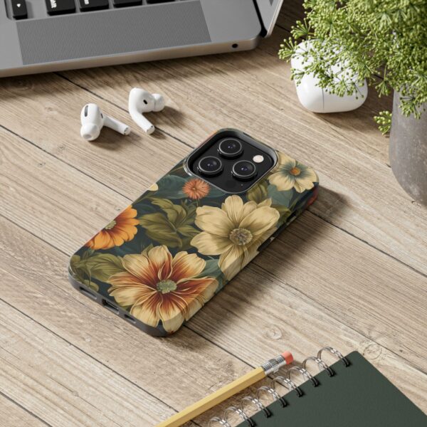 Vintage Floral Tough Phone Case - Image 59