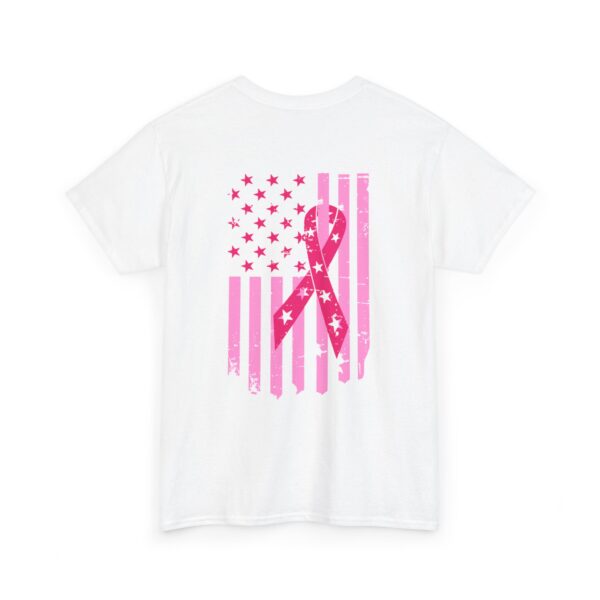 WACH Breast Cancer Awareness Flag Unisex Heavy Cotton Tee - Image 4