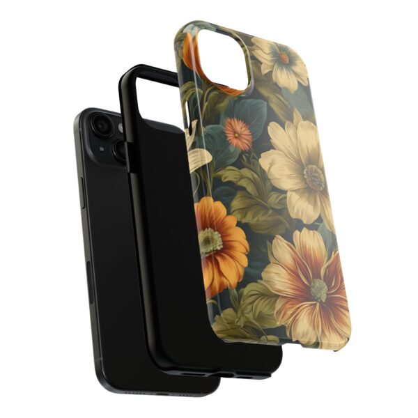 Vintage Floral Tough Phone Case - Image 75