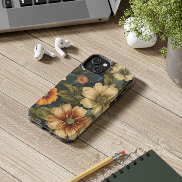Vintage Floral Tough Phone Case - Image 57