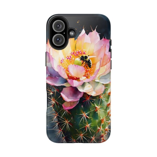Bee in Cactus Flower Tough Phone Case - Image 103