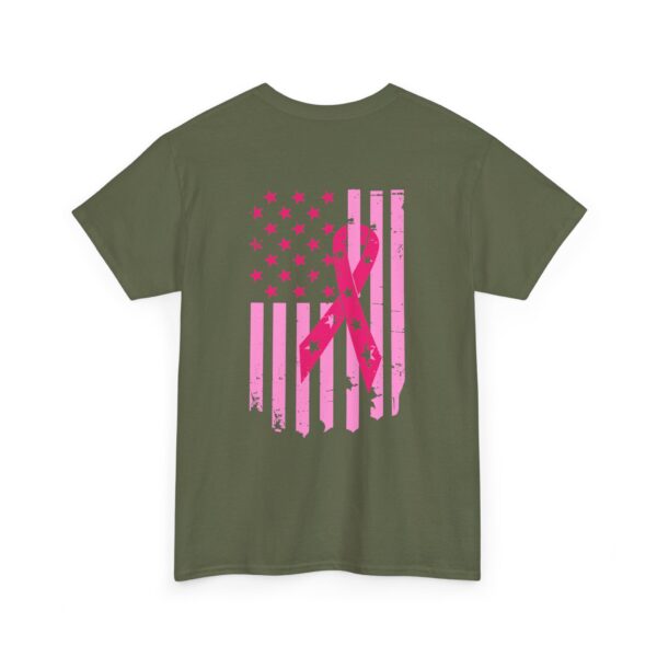WACH Breast Cancer Awareness Flag Unisex Heavy Cotton Tee - Image 20