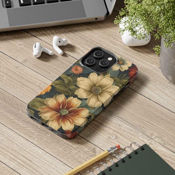 Vintage Floral Tough Phone Case - Image 61