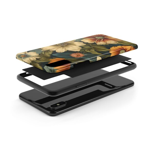 Vintage Floral Tough Phone Case - Image 4