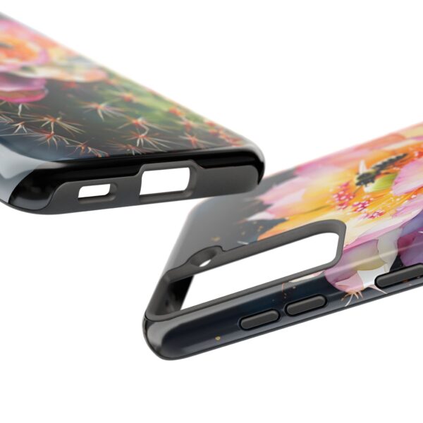 Bee in Cactus Flower Tough Phone Case - Image 92