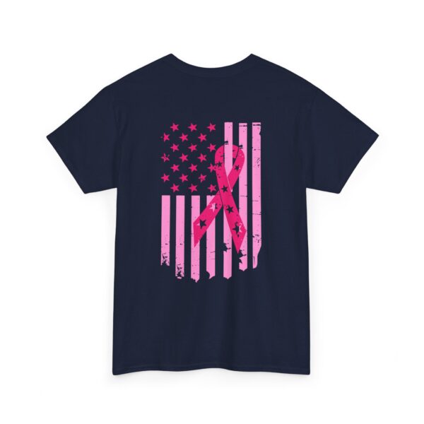WACH Breast Cancer Awareness Flag Unisex Heavy Cotton Tee