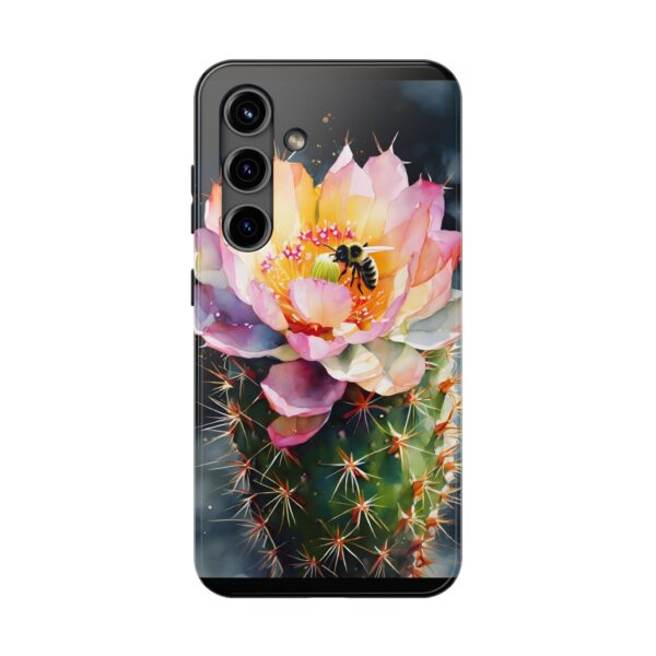 Bee in Cactus Flower Tough Phone Case - Image 78