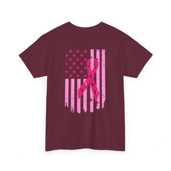WACH Breast Cancer Awareness Flag Unisex Heavy Cotton Tee - Image 16