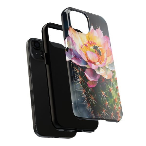 Bee in Cactus Flower Tough Phone Case - Image 65
