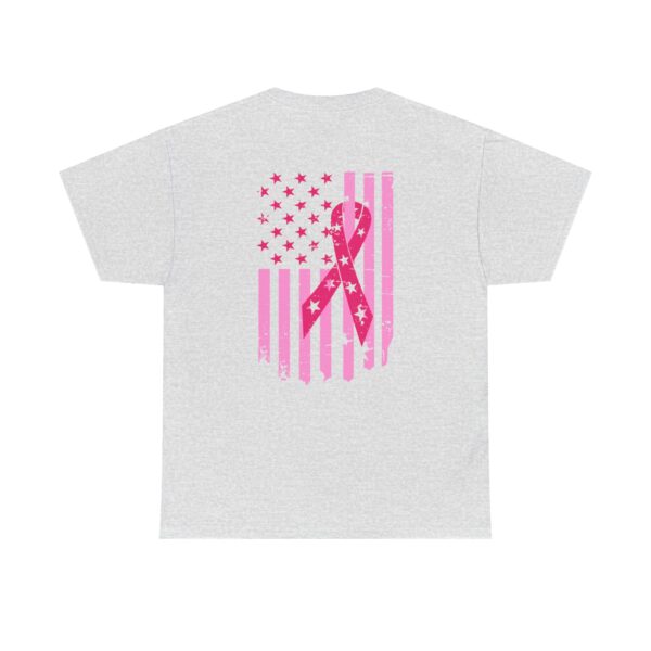 WACH Breast Cancer Awareness Flag Unisex Heavy Cotton Tee - Image 6