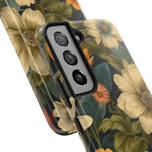 Vintage Floral Tough Phone Case - Image 89