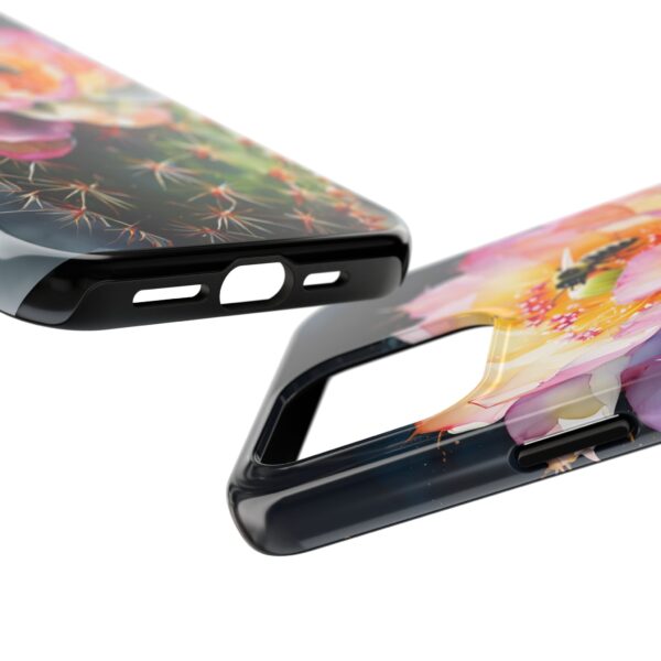 Bee in Cactus Flower Tough Phone Case - Image 76