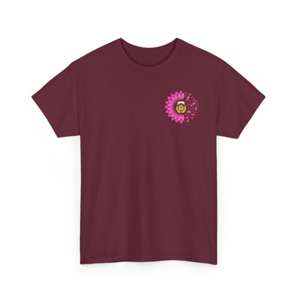 WACH Breast Cancer Awareness Flag Unisex Heavy Cotton Tee - Image 15