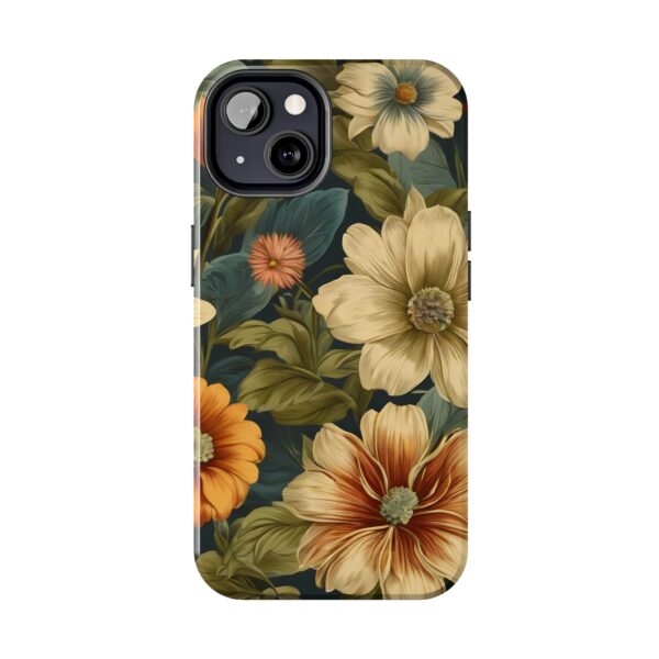 Vintage Floral Tough Phone Case - Image 41