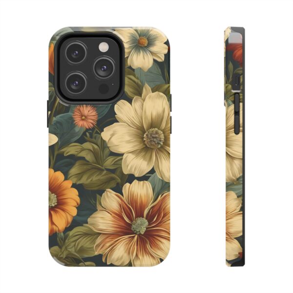 Vintage Floral Tough Phone Case - Image 58