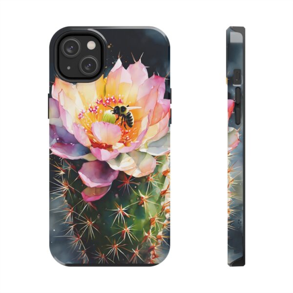 Bee in Cactus Flower Tough Phone Case - Image 60