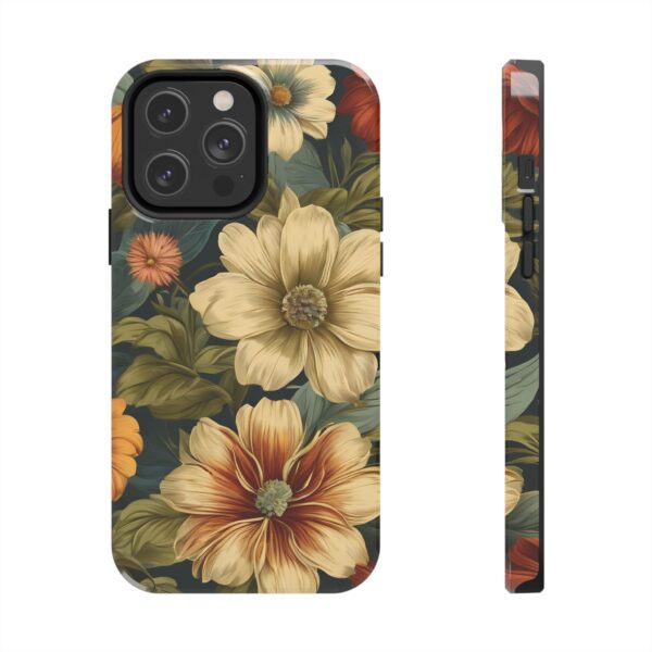 Vintage Floral Tough Phone Case - Image 60